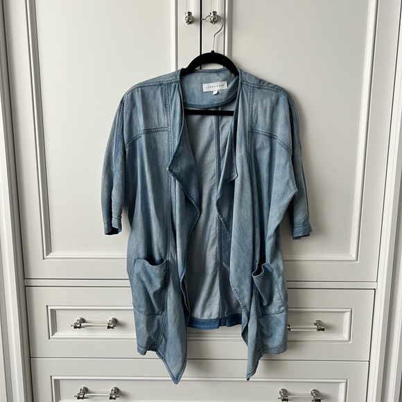 Dolman Denim Cocoon Jacket - Picture 3 of 4